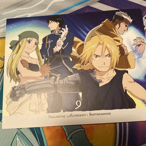 Lot Of 9 Full Metal Alchemist Brotherhood Art Cards - Picture 10 of 11